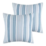 Stillwater Denim Euro Sham Set Of 2 - Levtex Home. Fixed Price $54.99.