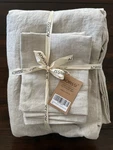 Aorissi 100% French Luxury Duvet Cover 3PCS Set Queen Size (natural Linen). Fixed Price $95.00.