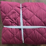 Pottery Barn Teen Finley Cotton Quilt Burgundy Twin / Xl Dorm College Bed. Fixed Price $99.99.