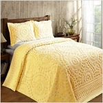 Better Trends Twin Size 100% Cotton Chenille Tufted Coverlet. Fixed Price $98.24.