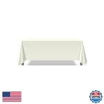 Pomp Ivory 90 X 132 Inch Premium Polyester Tablecloth Wrinkle Stain Resistant. Fixed Price $30.34.