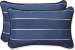 Stripe Indoor/outdoor Accent Throw Pillow, Plush Fill, Weather, And Fade Resista. Fixed Price $92.99.