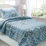 Kasentex Twin Quilt Set Lightweight Bedspread Coverlet,country-chic Printed Pre-. Fixed Price $49.44.