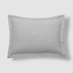 Martha Stewart Collection Gray Floral Matelasse Sham Size-standard. Fixed Price $19.16.