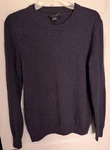 Bloomingdales Mens Department 100% Cashmere Crewneck Sweater Size Small Blue. Fixed Price $29.99.