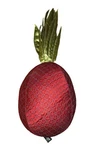 Decorative Bess Pillow Burgundy Pineapple 16" Tall Plush Fruit Tiki Tropical. Fixed Price $20.00.