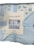 Laura Ashley Blue And Multicolor Floral King Cotton Quilt Set 104 X96. Fixed Price $159.00.