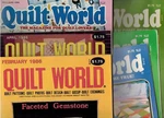 Quilt World 1986, Feb, April, May/june, August, Oct, Dec. Set Of. Fixed Price $40.00.