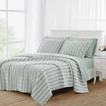 The Farmhouse By Rachel Ashwell Wide Ticking Stripe Quilt Set - Twin. Fixed Price $110.00.