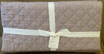 Pottery Barn Belgian Flax Linen Diamond Quilt Full / Queen Smoky Quartz New. Fixed Price $209.95.