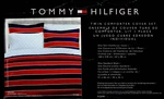 New Tommy Hilfiger Sebastian Blue/red Stripe Twin Comforter Cover/duvet+sham Set. Fixed Price $24.98.