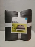 Room Essentials Full/queen Satin Quilt (86" X 90") Dark Gray. Fixed Price $24.99.