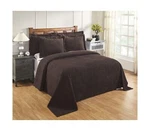 Better Trends Chenille Bedspreads Queen, Jullian Collection Bold Stripes Desi.... Fixed Price $121.68.