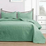Luxury Bedspread Bedding Set 3 Piece Quilted Coverlet Throw Queen King Size. Fixed Price $27.99.