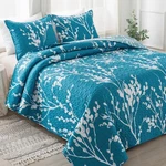 Andency Teal Blue Quilt Queen Size (96X90 Inch), 3 (96*90 In),. Fixed Price $46.99.