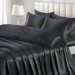 Ersmak 7 Pieces Satin Sheets Set Queen Size, Luxury Silky Black Bed She.... Fixed Price $36.18.