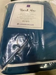 Prima Velvet 21T013382 Peacock Grommet Curtain Panels 38X84 Set - Lush Decor. Fixed Price $36.90.
