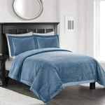 Simple&opulence Velvet Lavish Design With Brushed Microfiber 3PCS Bedspreads .... Fixed Price $90.25.