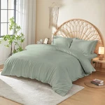Doz 100% Long Staple Cotton Duvet Cover Set, Soft Sateen Weave, Smooth, Breat.... Fixed Price $74.66.