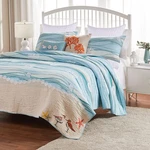 Greenland Home Maui Embroidered Coastal Quilt Set With Decorative Pillows. Fixed Price $254.50.
