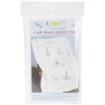 Stamped White Lap Quilt Top 40X60 Lighthouses. Fixed Price $18.77.