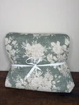 Pottery Barn Juliette Toile Reversible Pick-stitch Quilt Loden Green King. Fixed Price $279.00.