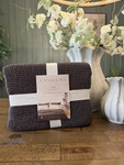 Queen Textured Waffle Coverlet Dark Mineral Blue - Casaluna New. Fixed Price $70.00.