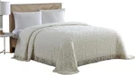 Beatrice Home Fashions Medallion Chenille Bedspread, Queen, Ivory. Fixed Price $99.99.