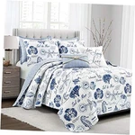 Harbor Life Reversible Quilt Set, 7 Piece - Blue Bedding King Indigo. Fixed Price $191.24.