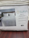 Surya Briley (BIL-1000) White Quilt Bedding Set King/california. Fixed Price $148.95.