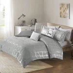 Intelligent Design ID10-1245 Raina Comforter Set Metallic Print Geometric. Fixed Price $102.67.