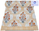 Indian Reversible Block Print Kantha Quilt Multi Queen Blanket Throw Art. Fixed Price $91.70.