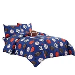 Wpm Kids Collection Bedding 5 Piece Full Size Blue Comforter Set With Sheet P.... Fixed Price $71.00.