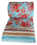 Queen Quilt - Sky Flower 90" X 108". Fixed Price $260.00.