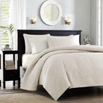 Madison Park Full Queen Ivory Coverlet Set Nip. Fixed Price $138.00.