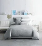 Hotel Collection Keystone Full Queen Coverlet Pewter Quilted Silver. Fixed Price $139.99.