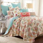 Sophia Quilt And Pillow Sham Set - Levtex Home. Fixed Price $149.99.