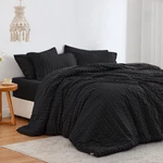 Loves Cabin Seersucker Black Twin Comforter Set 5 Pieces, All Season Lightwei.... Fixed Price $54.78.