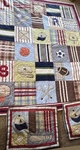 Pottery Barn Kids Full Junior Varsity Sports Quilt & 2 Standard Shams Retired. Fixed Price $57.00.