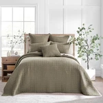 Mills Waffle Queen Bedspread Set (106X106IN) With Pillow Shams (26X20IN) - .... Fixed Price $245.55.