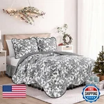 Wonderful 100 Cotton Black Floral Quilt Twin Size Bedding Sets Pillow Sham. Fixed Price $110.56.