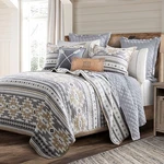 Paseo Road Desert Sage Western Bedding 3 Piece Quilt Set With Pillow Shams, K.... Fixed Price $255.76.