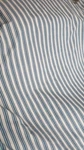 Ralph Lauren King Flat Sheet 100% Cotton Striped Blue /cream Vintage. Fixed Price $35.50.