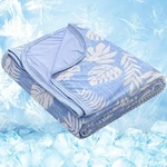 Oigae Cooling Blanket For Hot King 90'' X 108'', 22 - Blue (tropical). Fixed Price $57.48.