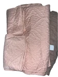 Exclusivo Mezcla Pastel Pink Quilt With Matching Pillow Cases. Fixed Price $64.99.