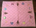 Win Green Gingerbread Floor Quilt Large 53 X 43 Play Mat. Fixed Price $19.99.