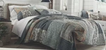 Linden Street West Grove Quilt Full/queen Faded Denim Cotton Comforter New. Fixed Price $49.99.