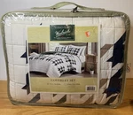 Woolrich 3 Piece Quilt Size Full/queen Cotton Imported White/multicolored. Fixed Price $69.99.