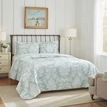 Laura Ashley Veronicas Bouquet Cotton Pink & White 2 Piece Quilt Set-twin. Fixed Price $79.99.