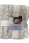 Rachel Roy Gray And White King Reversible Quilt Set 106 X92. Fixed Price $159.00.